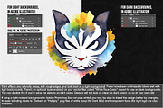 Painted Kitties Vector Pack III, an Illustration by Paper Element (Thumbnail 4 of 4)