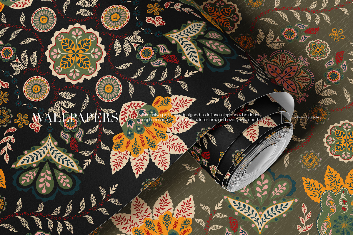Gulkar | Seamless Print Pattern 2026, a Pattern Graphic by LEAFure (Photo 10 of 10)