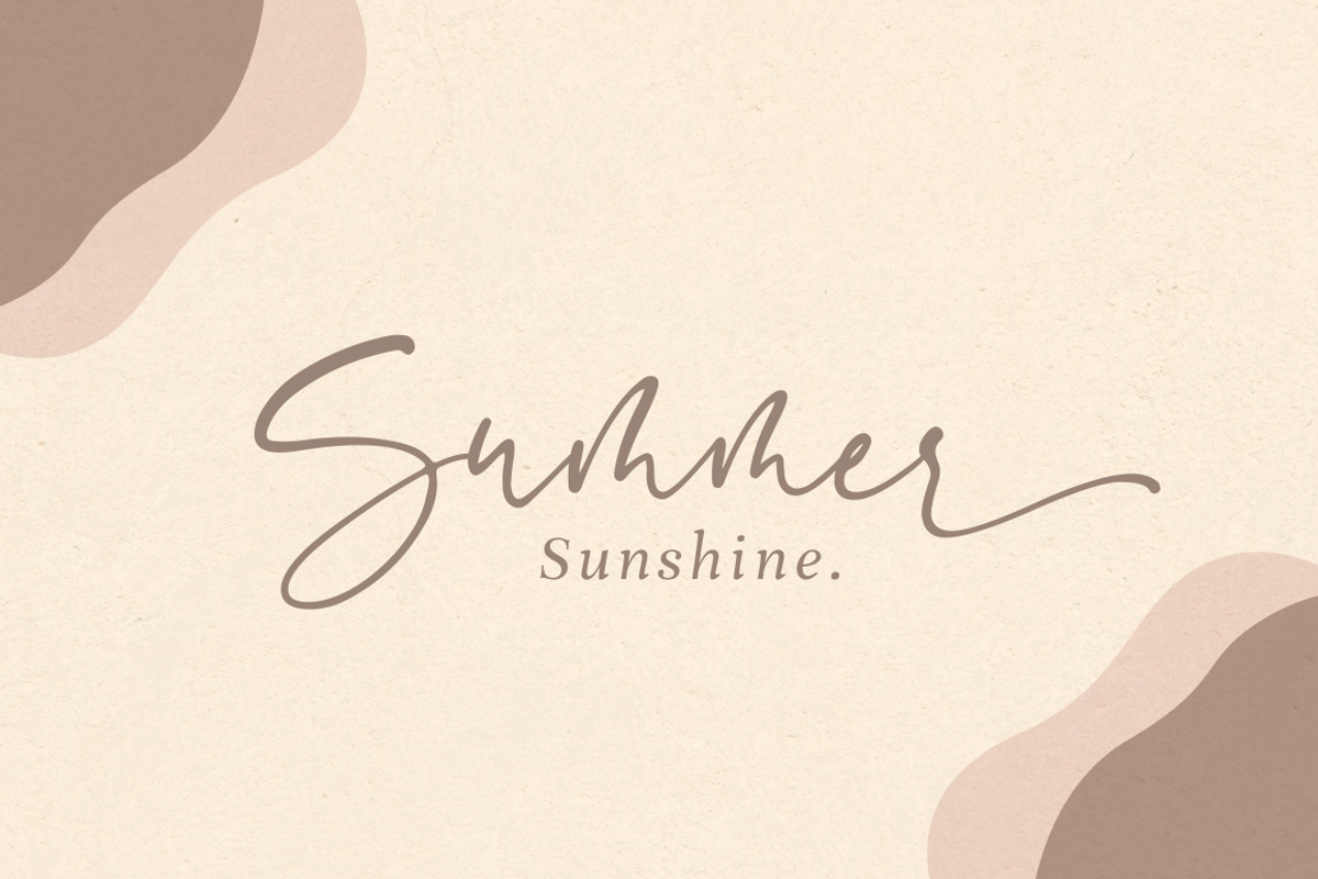 Sinthya - Casual Script Font preview 3