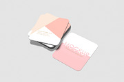 Square Business Card Mock-up, a Books & Magazine Mockup by pixiegraphics (Thumbnail 10 of 15)