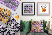 Happy Halloween set | 81 elements, an Animal Illustration by Aquarellka (Thumbnail 8 of 8)