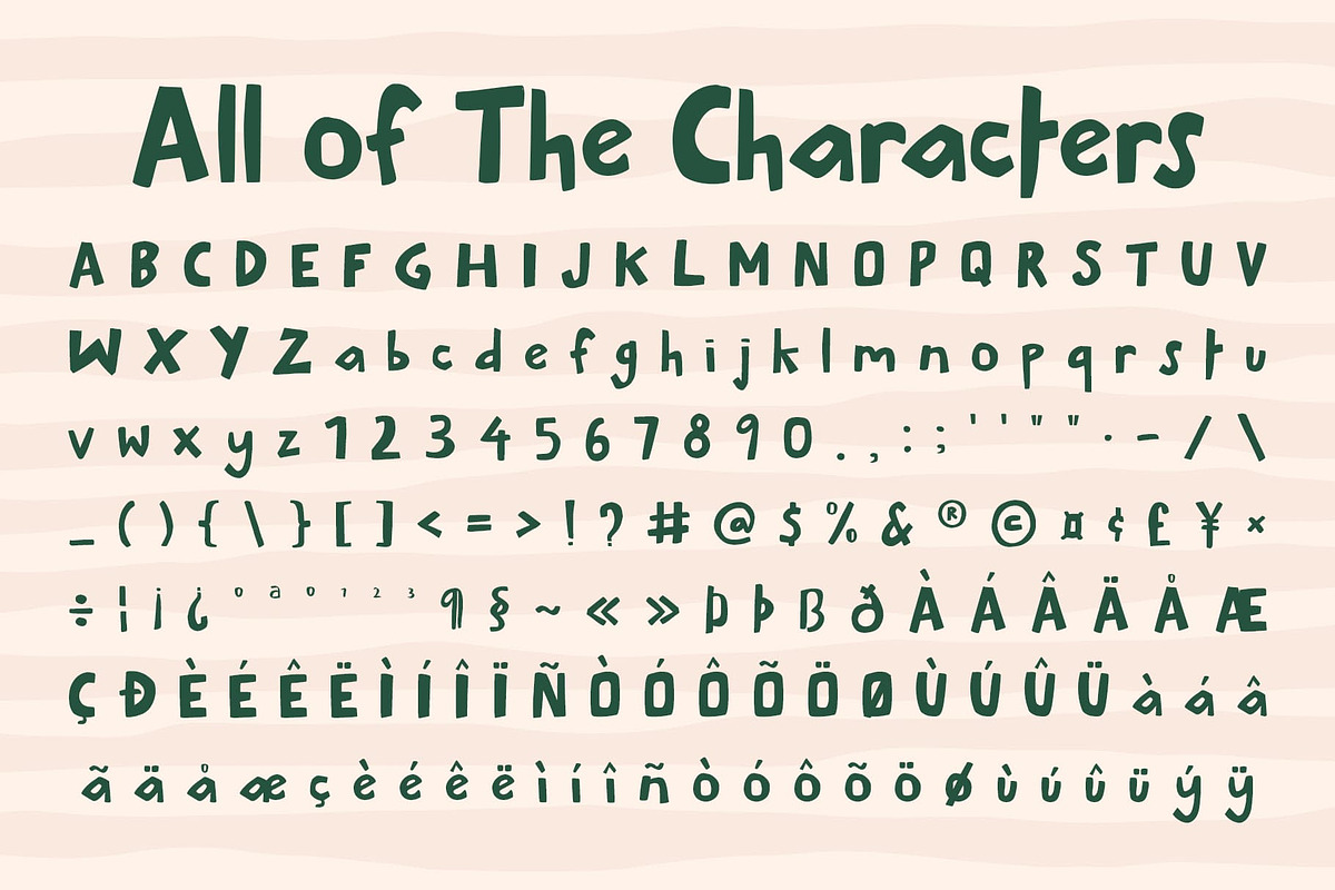 CS Wilkes – Fun Display Font, a Handwritten Font by Craft Supply Co. (Photo 8 of 8)