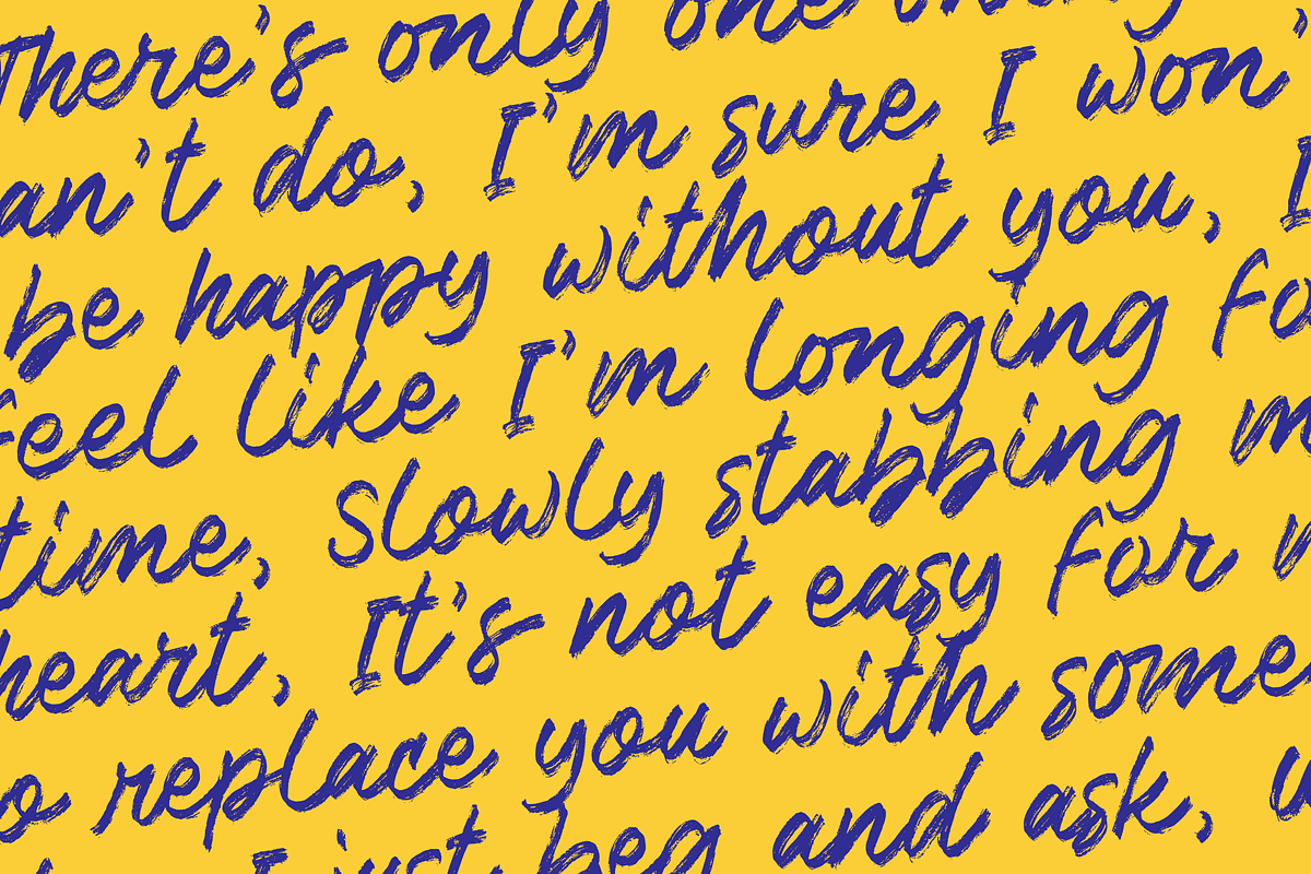 Melting Brushes, a Script Font by Bluestudio (Photo 2 of 9)