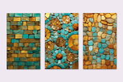 TEXTURE OF CERAMIC MOSAIC WITH TURQU, a Texture Graphic by Sophico (Thumbnail 4 of 5)