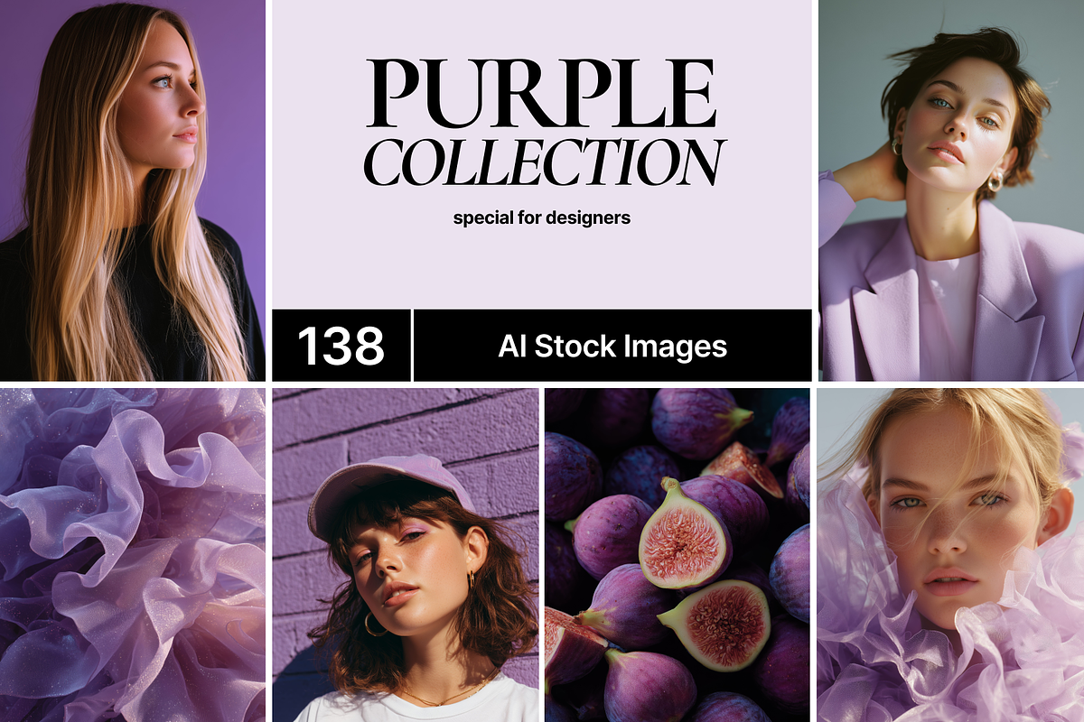 138 Purple Fashion Stock Images, a Beauty & Fashion Photo by Welovegraphics (Photo 1 of 10)