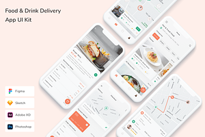 Food & Drink Delivery App UI Kit