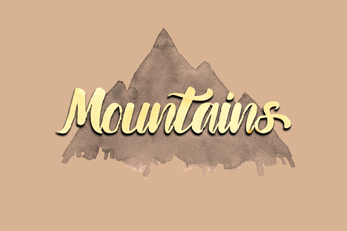 Ink blank brush font, a Script Font by Franstudio (Photo 4 of 7)