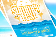The Summer Fest Flyer Template, a Flyer Template by Briell Design (Thumbnail 2 of 3)