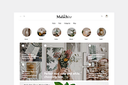 Malachite - WordPress Blog Theme WP, a WordPress Template by WordPressTheme (Thumbnail 1 of 8)