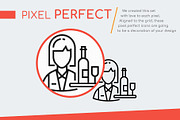 People - Line Icons Collection, an Outline Icon by Boyko Pictures (Thumbnail 2 of 8)