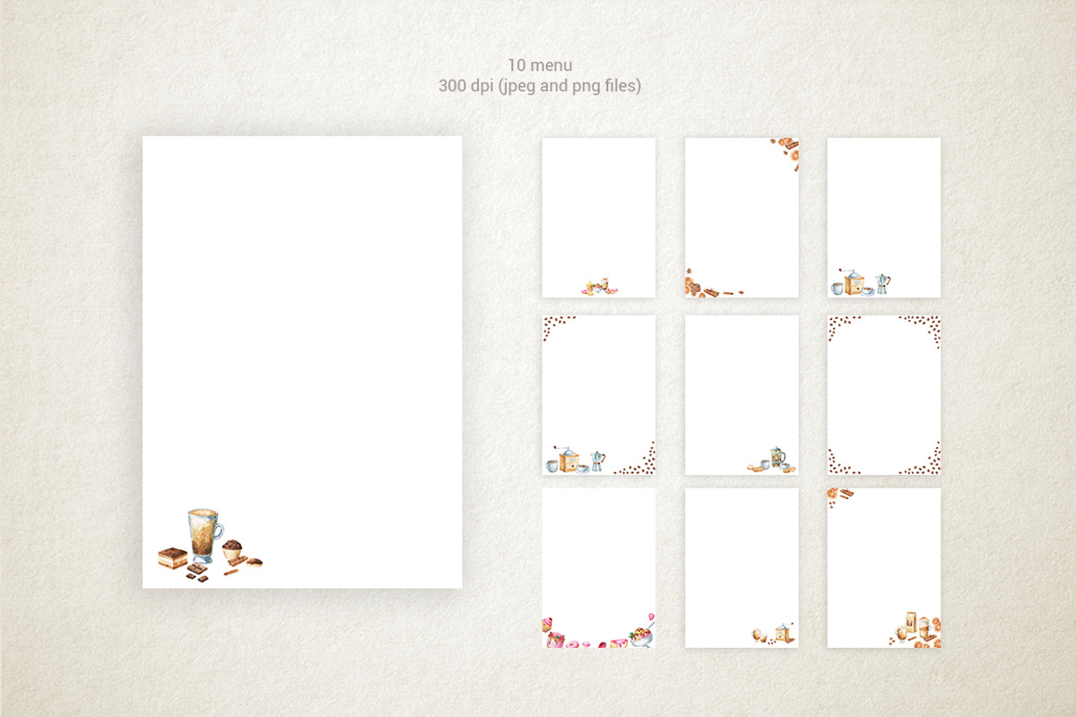 Watercolor pastry for bakery, a Food Illustration by CreativeByLu (Photo 9 of 12)