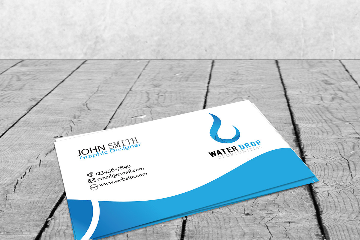 Corporate Business Card, a Card Template by Laurentiu Cotet (Photo 1 of 2)