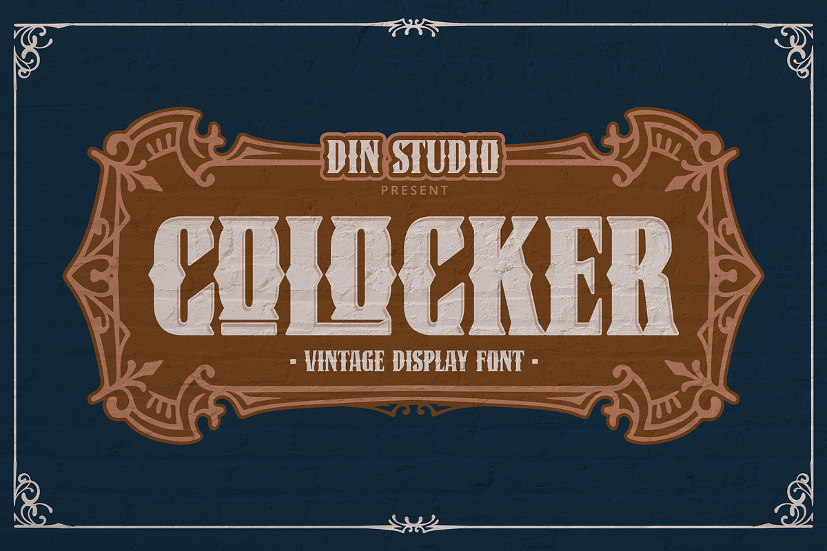 Colocker, a Symbol Font by Vintage Division (Photo 1 of 15)