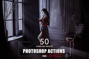 50 Dark And Moody Photoshop Actions