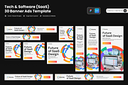 Tech & Software Web Ads Banners, a HTML Template by SLAB! Design (Thumbnail 1 of 4)