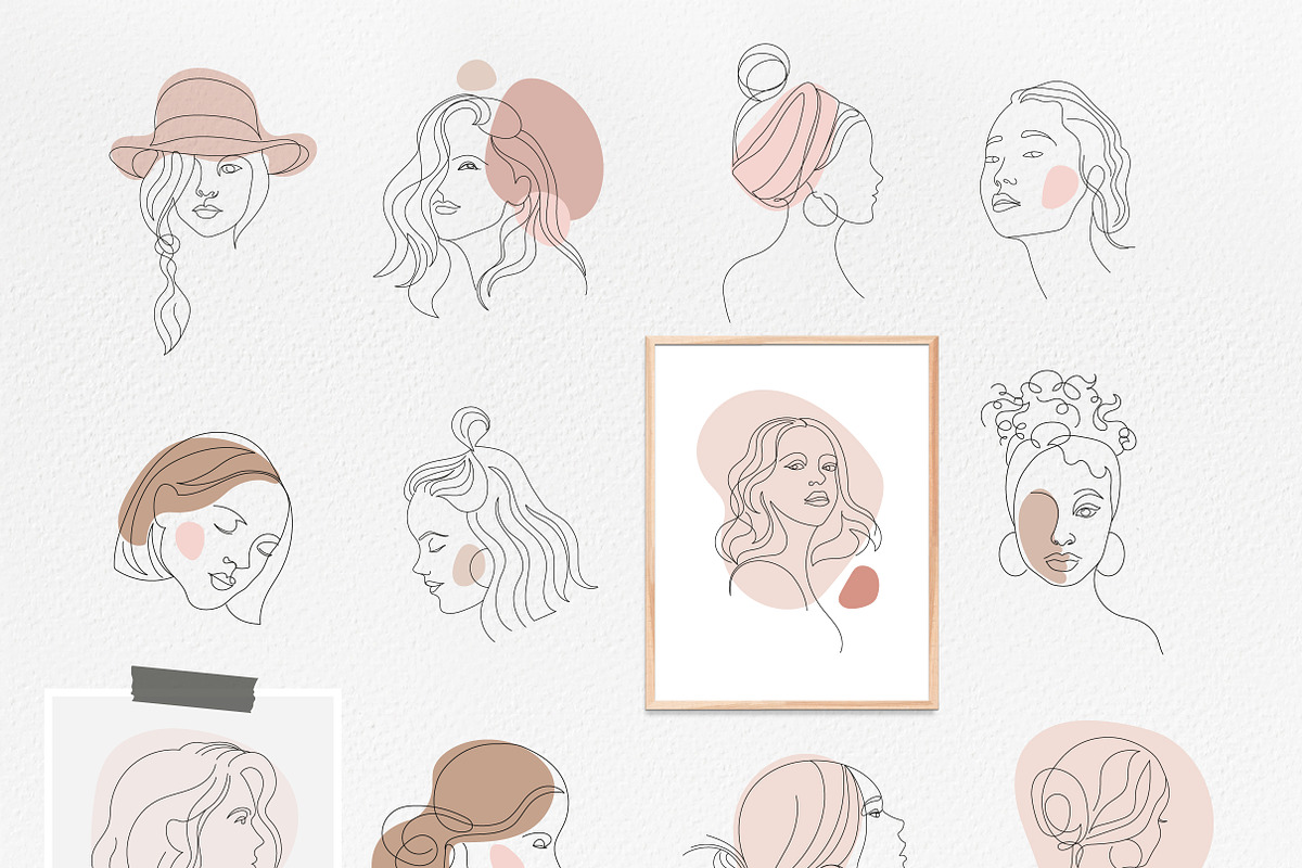 Elle - feminine beauty logos and art, a Branding & Logo Template by Marish (Photo 6 of 12)
