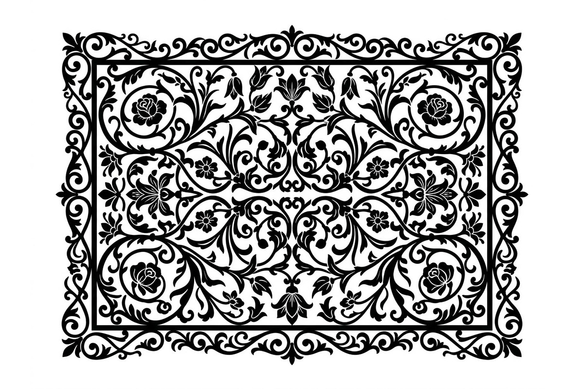Vintage Floral Filigree Panel, an Object Graphic by Creativeshirt (Photo 3 of 3)