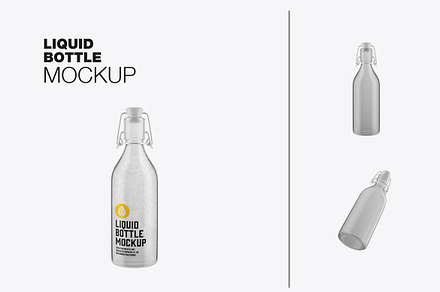 Classsic Liquid Bottle Mockup, a Product Mockup by OneVectorStock