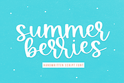 Summer Berries | Fun Script Font, a Script Font by KA Designs (Thumbnail 1 of 13)