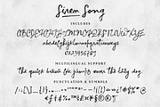 Siren Song font and texture pack, a Script Font by Ana's Fonts (Thumbnail 2 of 10)