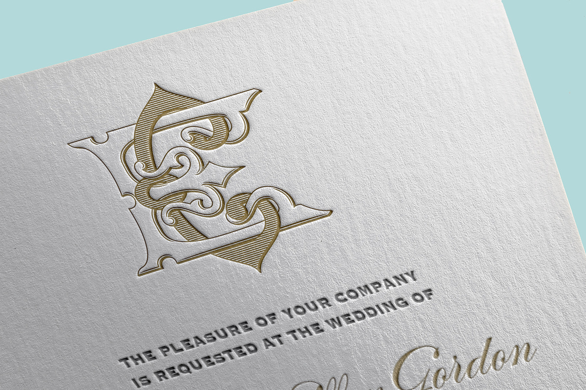 CE Monogram EC Monogram, an Illustration by Shuler Studio (Photo 4 of 6)