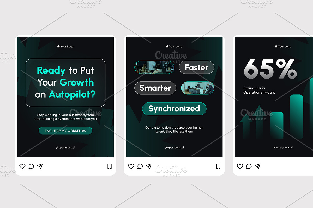 Workflow Automation Agency, a Social Media Template by Izdihaar_Studio (Photo 2 of 4)