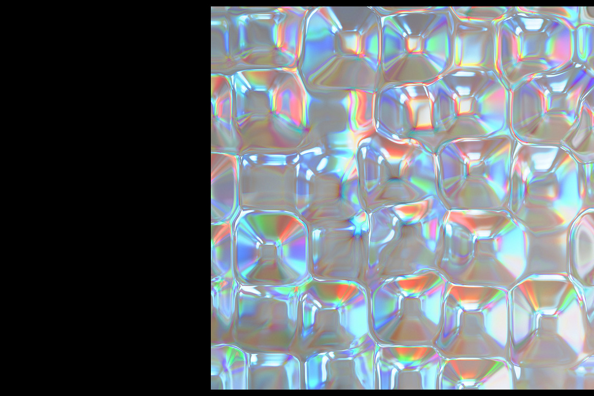 Iridetex - Holographic Textures Pack, a Texture Graphic by BULBFISH (Photo 7 of 10)