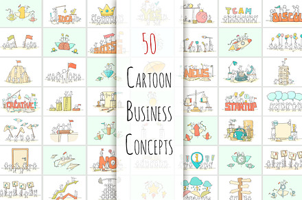 Business concepts with people #4, a Finance Illustration by Sapunkele