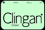 CS Clingan Drawn, a Sans Serif Font by Craft Supply Co. (Thumbnail 1 of 8)
