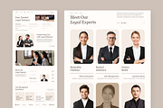 LegaLite - Law Firm Website, an UI Kit Template by peterdraw (Thumbnail 4 of 5)