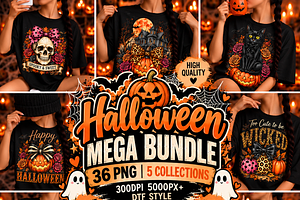 Halloween 36 Spooky PNG Designs, an Object Graphic by ElDesignState