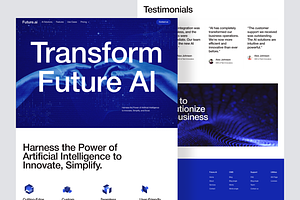 Future.Ai- Landing Page Design