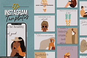 50 Boho Instagram Post Templates, a Design Template by Iampaulrose (Thumbnail 3 of 8)