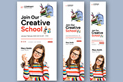 Education Web Banner Template Layout, an UI Kit Template by CreativeShaper (Thumbnail 3 of 4)