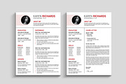 Simple Resume Template, a Resume Template by evgenystudio (Thumbnail 3 of 4)