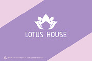 Lotus House Logo Template, a Branding & Logo Template by Avartde Creative (Thumbnail 1 of 2)