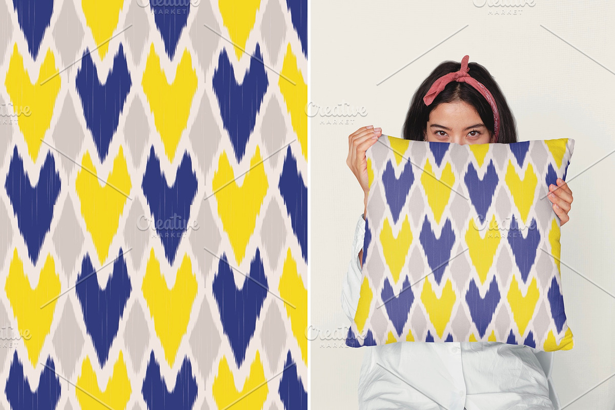 Colorful Ikat Seamless Pattern, a Pattern Graphic by PPEthnicDecorPattern (Photo 2 of 8)