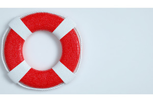 A life jacket, the sole object, a Sports & Recreation Photo by ZinetroN