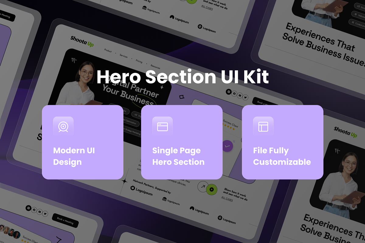 Digital Marketing Hero Header, a Templates & Theme by SquidPixey (Photo 3 of 3)