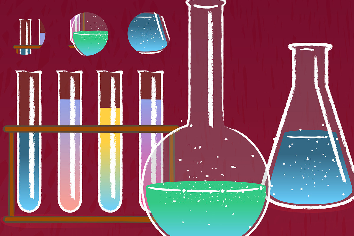 CHEMIST Illustrator Brushes, a Brush Add-On by Leonard Posavec (Photo 7 of 9)