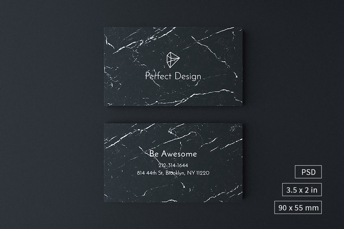 Markina Business Card Template, a Business Card Template by Perfect Design (Photo 1 of 5)