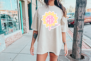 Sunflower Retro Groovy Font, a Handwritten Font by Babymimiart (Thumbnail 6 of 9)