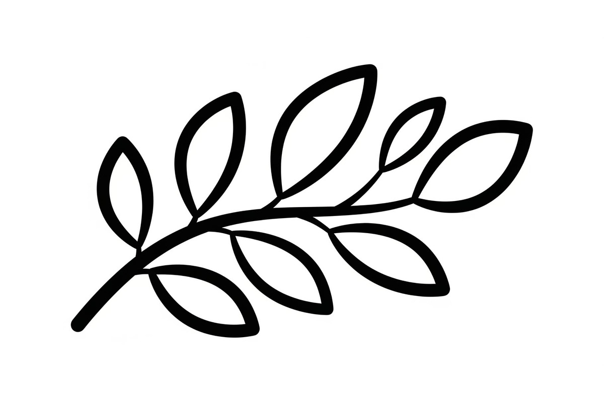 Botanical Leaf Silhouette Bundle, an Illustration by Creativeshirt (Photo 40 of 51)
