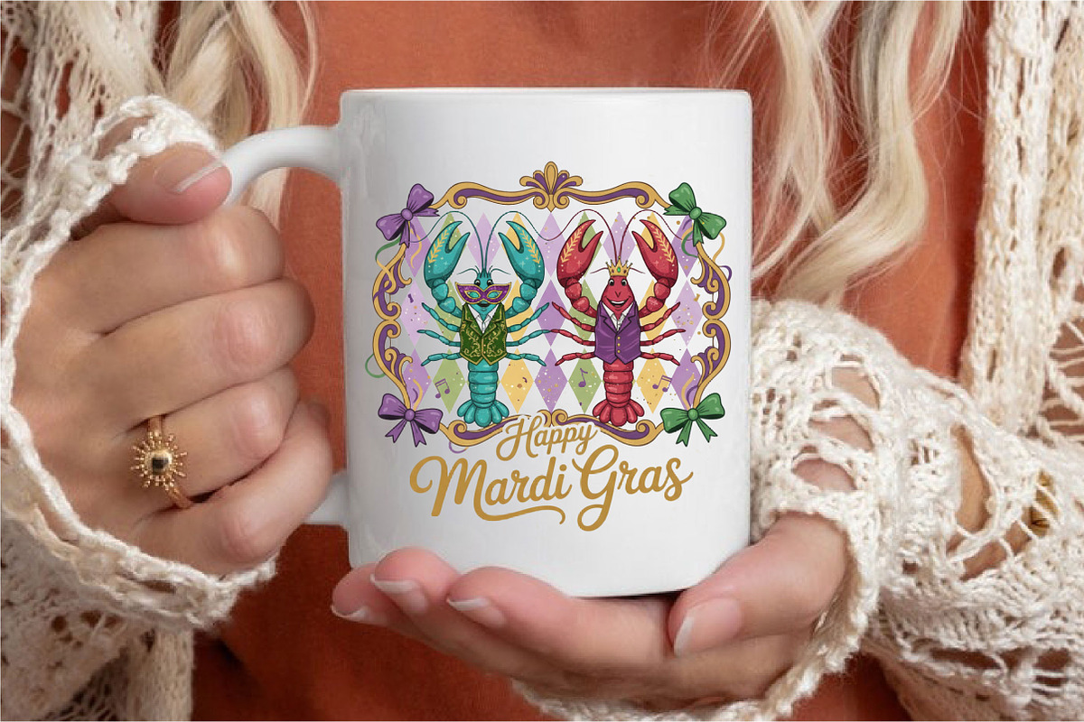 Happy Mardi Gras Png, Mardi Gras Png, an Illustration by Designking (Photo 2 of 6)