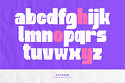 Fatbold Display, a Sans Serif Font by Glyphstyle (Thumbnail 4 of 8)