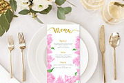 Pink Lilac Watercolor Wedding Suite, a Stationery Template by Love Design (Thumbnail 8 of 14)