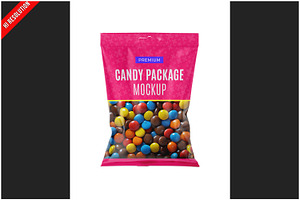 Candy Package Mockup, an Advertising Mockup by Bruno's Shop