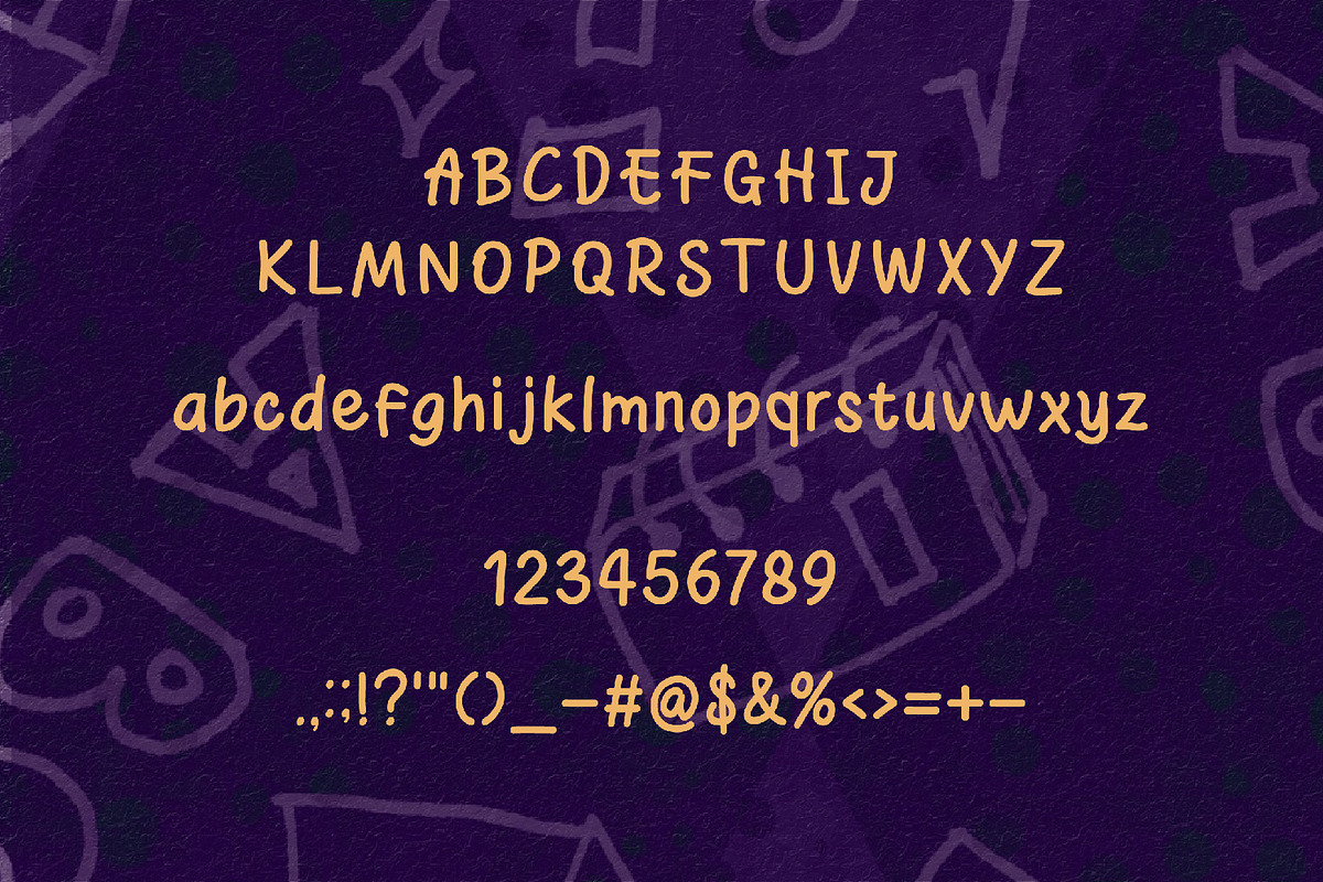 Kind Garten - Handwritten Font, a Handwritten Font by Alolieli Studio (Photo 3 of 4)