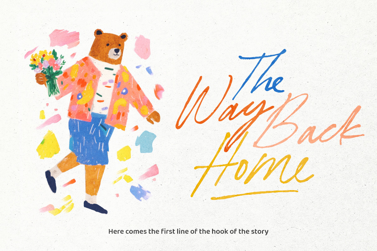 Awesome Ways - Ligature Script, a Script Font by Sarid Ezra (Photo 4 of 10)