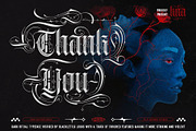 Dark Ritual Typeface, a Blackletter Font by alit design (Thumbnail 20 of 20)